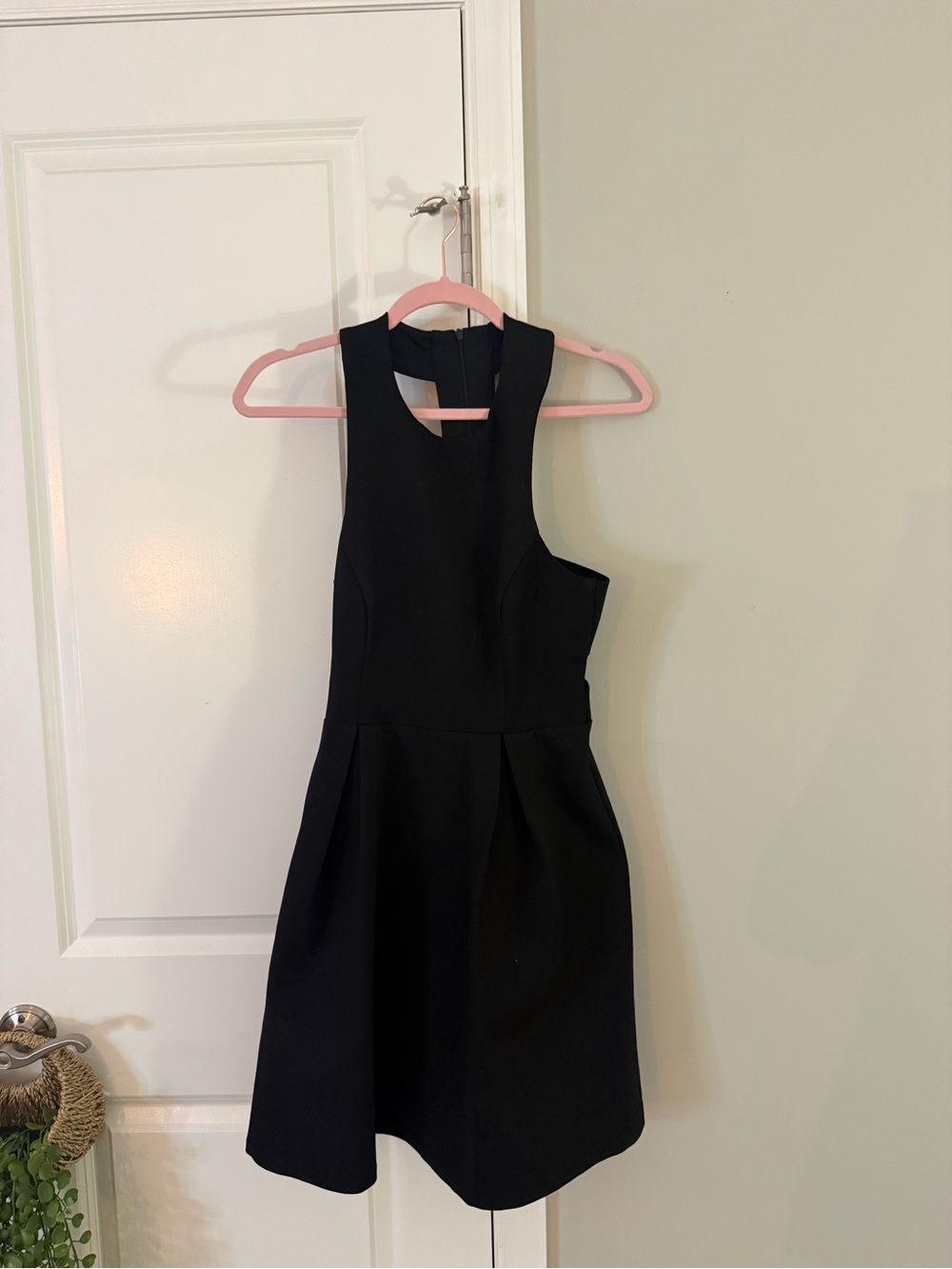 Lulu's Black Sleeveless Fit-and-Flare Mini Dress